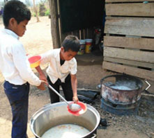 Food and public education for an impoverished child